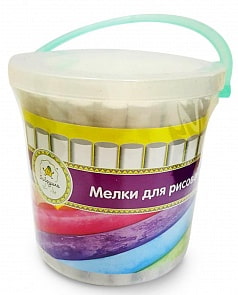 Мел белый тонкий 60 шт., пластиковая упаковка (ЯиГрушка, 59654ЯиГ)