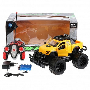 Джип на радиоуправлении с аккумулятором, usb зарядное устройство, свет, мягкие колеса, двери открываются (B1719038sim)