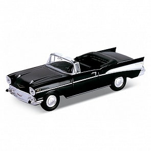 Винтажная машинка Chevrolet Bel Air 1957, масштаб 1:34-39 (Welly, 42357)