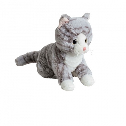 Мягкая игрушка – Кот серый, 20 см 
