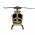 Вертолет военный, 19 см, свет и звук, подвижные элементы  - миниатюра №2