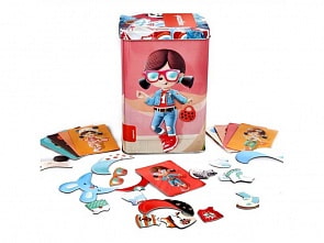 Магнитные пазлы-игра – Куклы, 45 деталей (Puzzlika, 13494)