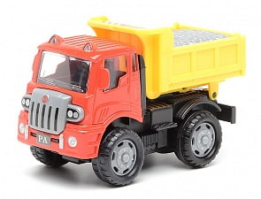 Грузовик-Самосвал инерционный, металлическая кабина, 1:60 (Ami&Co, 22616/PA4206)