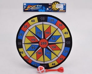 Дартс с липучкой 27,5 см, 2 снаряда (1853478)