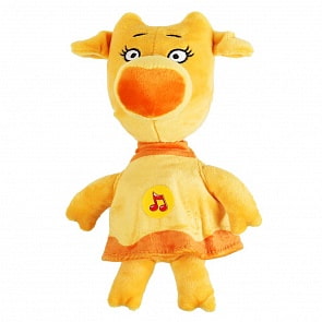 Игрушка мягкая - Оранжевая корова Зо, 22 см, музыкальный чип (Мульти-пульти, V92729-22X)