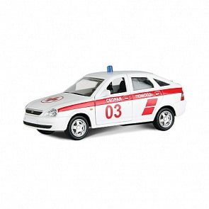 Машинка металлическая Lada Priora Скорая помощь, 1:36 (Autotime, 33990) Машинка металлическая Lada Priora Скорая помощь, 1:36 (Autotime, 33990)