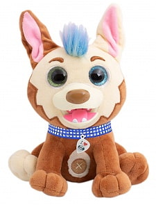 Интерактивный питомец RoboPets – Собака Боуи, открывает рот, поднимает уши, издает звуки, 20 см (1toy, Т19943)