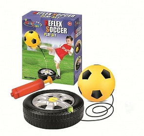 Набор для игры в футбол Reflex Soccer - База, мяч, насос (1Toy, Т59933)