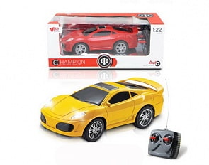 Машинка на р/у, 1:20, свет, 1:20, красный/желтый (Junfa, MY66-127пц) (ассортимент)