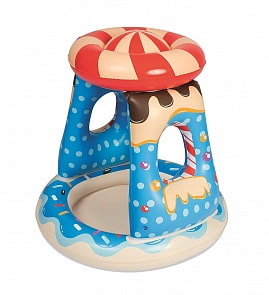 Надувной бассейн Конфетка с навесом с надувным дном (Bestway, бв52270)