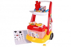 Набор - Маленький доктор с тележкой (Технок, Т6504)