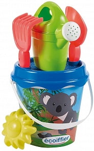 Набор для песка ведерко с коалой с аксессуарами 17 см (Ecoiffier, ECO674)