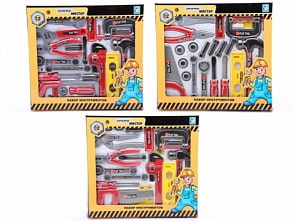 Игровой набор - Профи Мастер с аксессуарами, 12 предметов (1toy, Т56447)