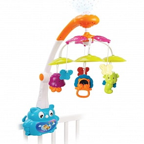 Мультифункциональный мобиль с ночником и проектором - Добрая сова, свет и звук (Жирафики, 939590)