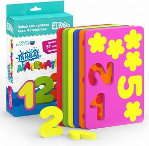 Набор для купания - Аква Математика (El'BascoToys, 08-003)