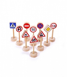 Дорожные знаки, 10 штук (Paremo, PE1117-1) - миниатюра