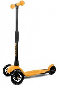 Самокат Альфа Model Buggy Boom со светящимися колесами, цвет оранжевый апельсин (Buggy Boom, 003-2190)