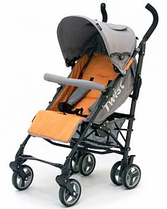 Коляска-трость Twist, Orange/Grey (Jetem, BT201_Orange/Grey)