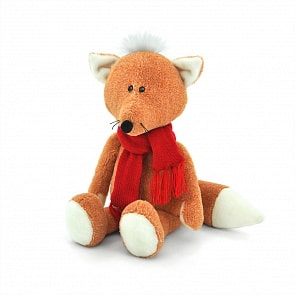 Мягкая игрушка - Лисёнок Рыжик в шарфике (Orange, OS085/20)