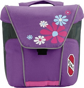 Сумка двойная DT3 на багажник велосипеда, лиловая (Puky, 9782)