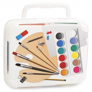 Контейнер универсальный с ручкой и декором, белый (Бытпласт, 431280716) (ассортимент)