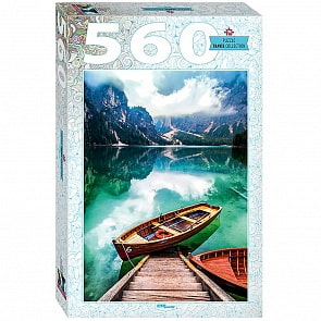 Пазл - Италия. Озеро Брайес, 560 деталей (Step Puzzle, 78108)