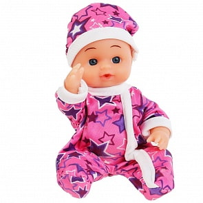 Интерактивный пупс – Дашенька с аксессуарами, пьет, писает, 15 см (Карапуз, Y15BD-35688)