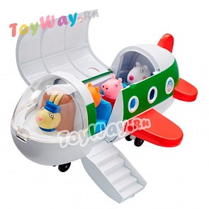 Игровой набор – Самолет с фигуркой Свинки Пеппы (Росмэн, 31606ros)
