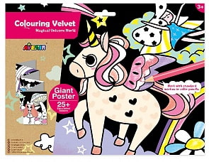 Бархатные раскраски - Единорог (Avenir, CH191690)