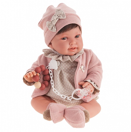 Кукла Елена в розовом, 40 см 
