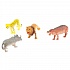 Набор игрушек из пластизоля – Дикие животные, 8 штук, 10 см   - миниатюра №1