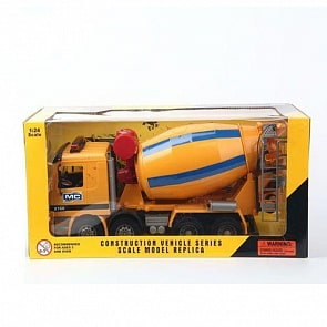 Бетономешалка с вращающимся барабаном, 1:24 (JUNFA TOYS, 8766)