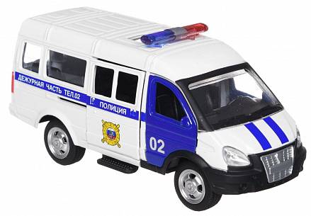 Полиция Газель - машина металлическая инерционная 