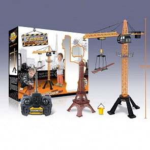 Кран на радиоуправлении с аккумулятором, светом и аксессуарами (B1606955sim)