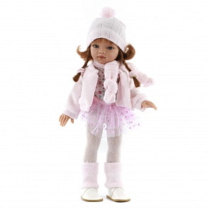 Кукла Эльвира осенний образ, рыжая, 33 см. (Antonio Juan Munecas, 2585P)