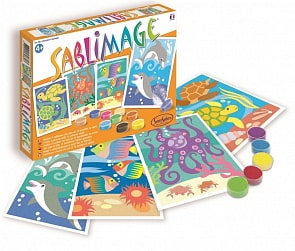 Песочные картинки - Рыбки и дельфин (Sentosphere, 880k)