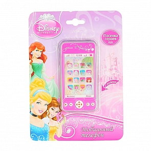 Телефон «Принцессы» с 3Д экраном, звуковыми эффектами и песней (Играем вместе, TT837-PRINsim)
