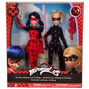Фигурки Леди Баг и АнтиБаг из серии Леди Баг и Супер-Кот (Bandai, 39812)