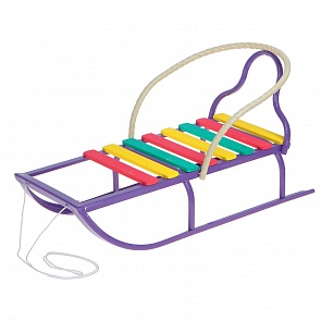 Санки Вятские-2, фиолетовые, без толкателя (ТД Усть-Люга, 82649)