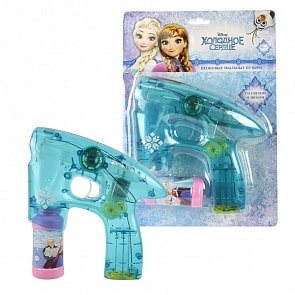 Мыльный пистолет из серии Disney Холодное сердце, светится в темноте, звук (1Toy, Т11521)