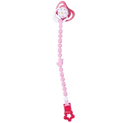 Соска с цепочкой для куклы Baby Annabell, розовая (Zapf Creation, 824-474P) - миниатюра