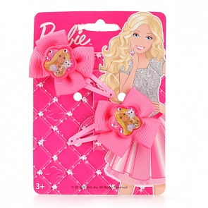 Набор из 2 заколок для волос «Барби» (Играем вместе, HC-BB-03sim)