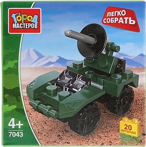 Конструктор – Армия: БТР. Серия Легко собрать (Город Мастеров, JS-7043-Rsim)