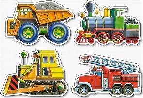 Пазлы Castorland – Транспорт 4хPuzzle, 4/5/6/7 (Castorland, B-04133)