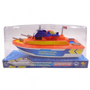 Катер - Морской патруль, электромеханический, 2 вида (Abtoys, C-00202)