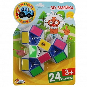 Логическая игра Змейка Синий трактор (Играем вместе, B1577546-R6)