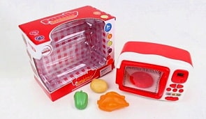 Микроволновка с продуктами свет, звук (B1716235)