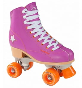 Ролики-квады Hudora Rollschuh Roller Disco, Gr. 40, lila/orange (Hudora, 13176)