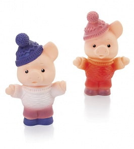 Фигурка для купания - Поросенок в шапочке, пвх (Завод Огонек, ОГ1449)