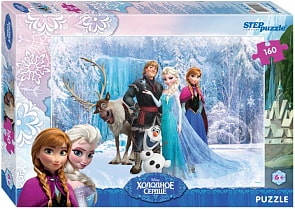 Пазл DISNEY Холодное сердце, 160 элементов (Step Puzzle, 94028)